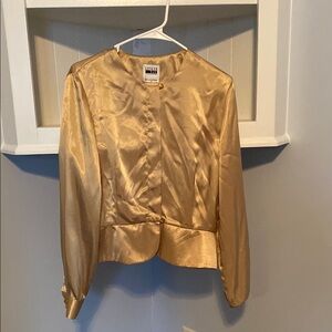 Elegant Gold Women's Top